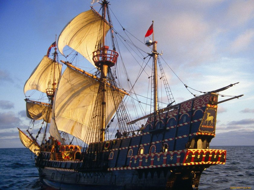 Золотая Лань корабль Дрейка