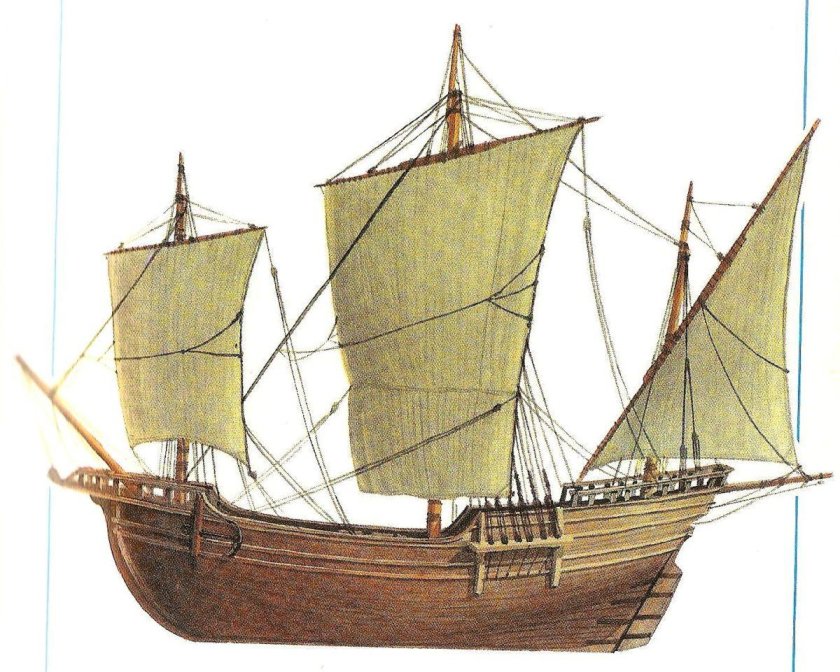 Каравелла корабль 17 века