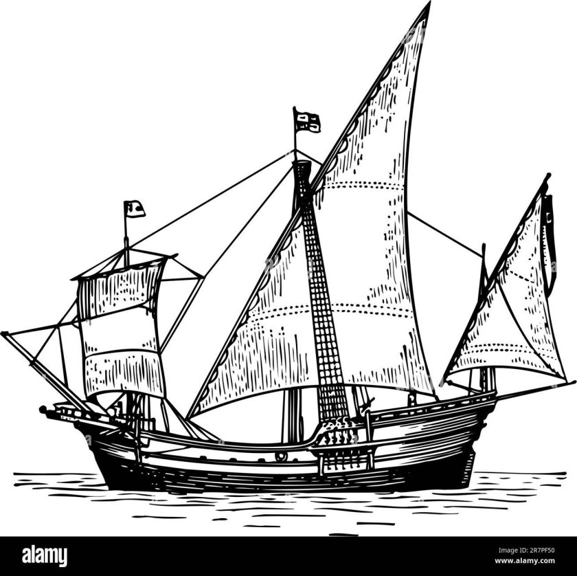 Каравелла Двухмачтовая