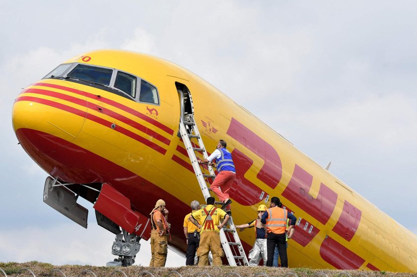 Боинг 757 DHL крушение