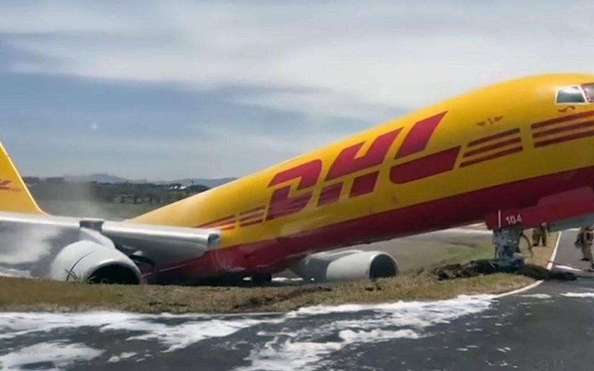 Боинг 757 DHL крушение