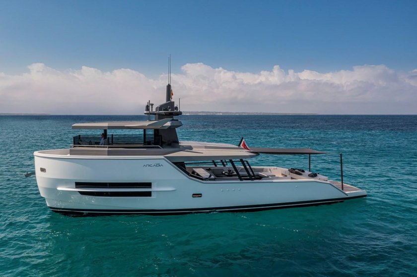 Arcadia 78 sherpa xl luxury yacht