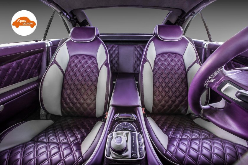 Мерседес Майбах фиолетовый