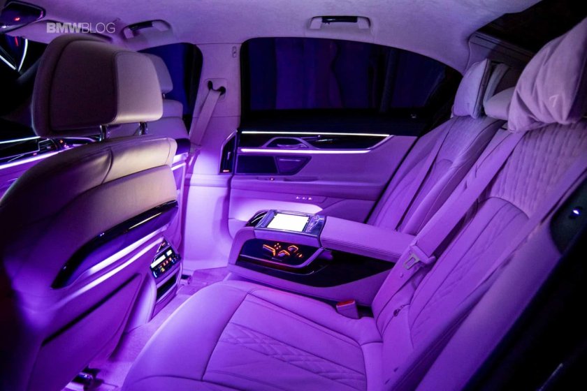 BMW g12 салон подсветка