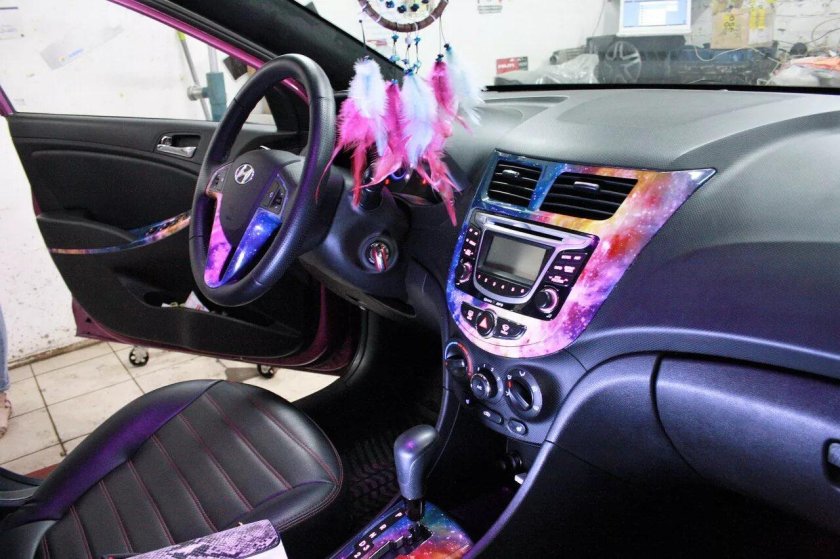 Хендай Солярис 2014 фиолетовый