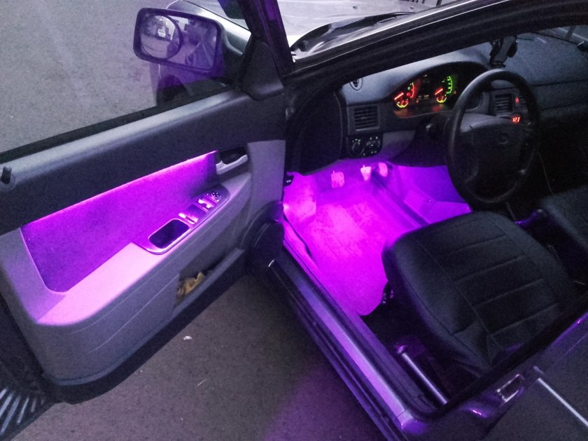 Подсветка салона ВАЗ 2109