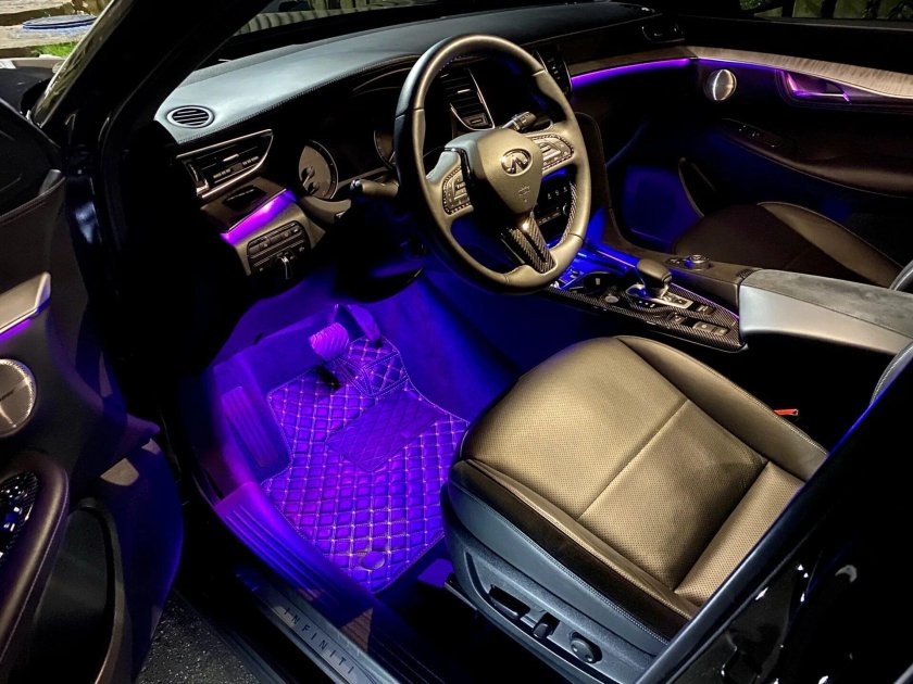 Подсветка салона Инфинити qx70