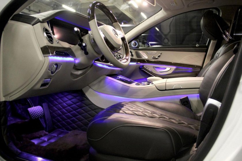 Мерседес 222 салон