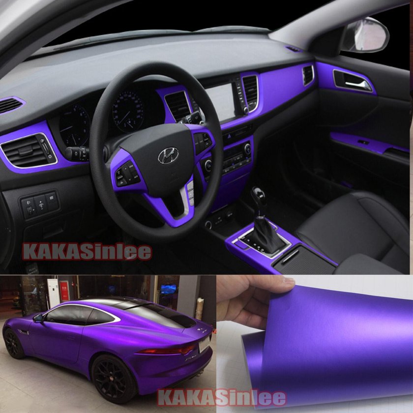 Фиолетовая пленка на авто