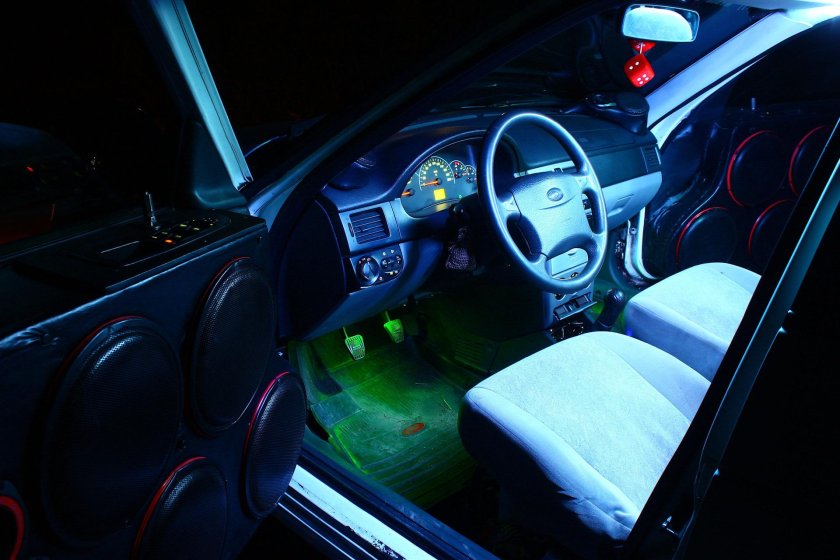RGB подсветка салона ВАЗ 2109