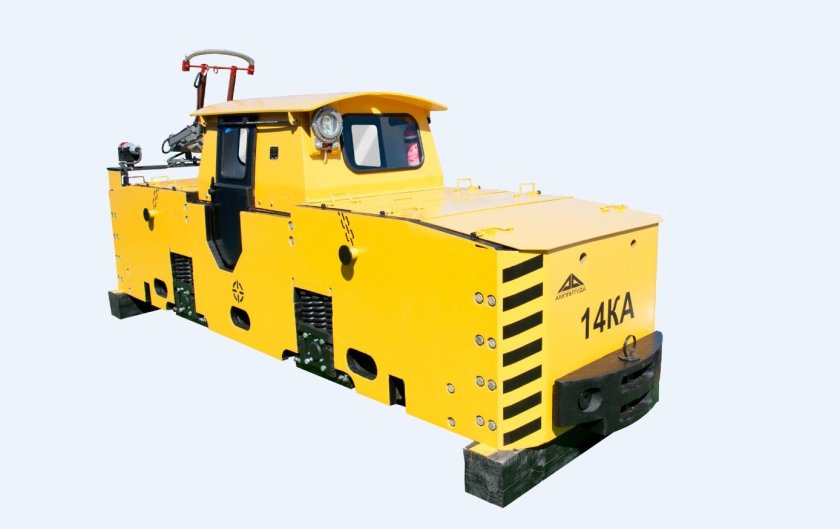 Электровоз к14м шахтный