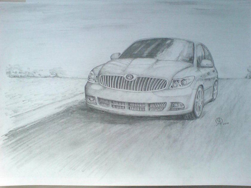 Шкода Октавия а5 скетч