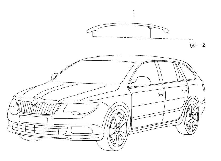 Раскраска Шкода Октавия а5