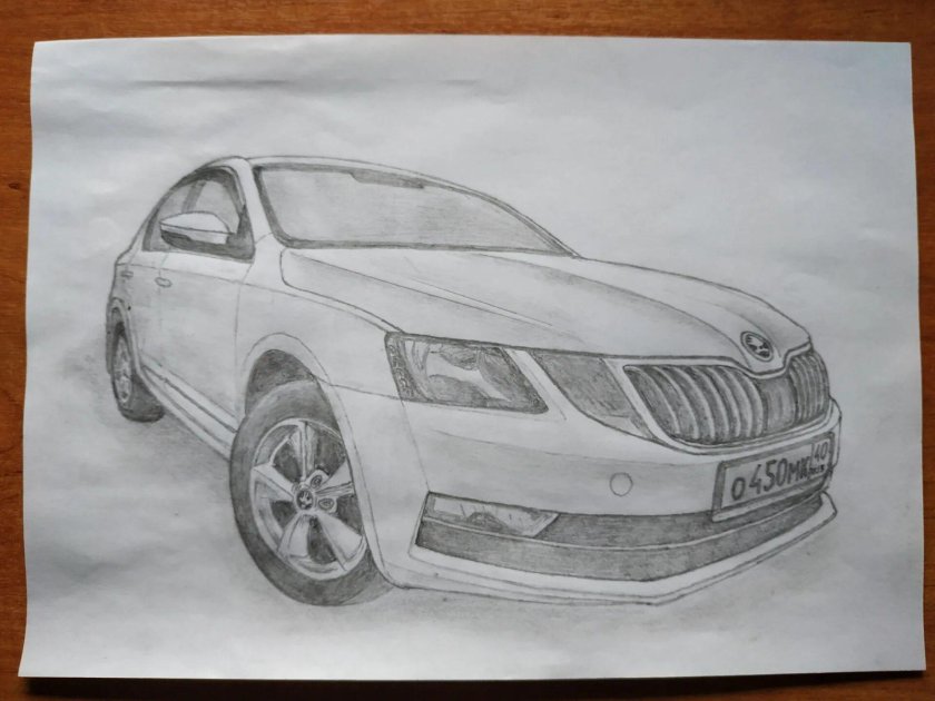 Шкода Октавия а5 скетч