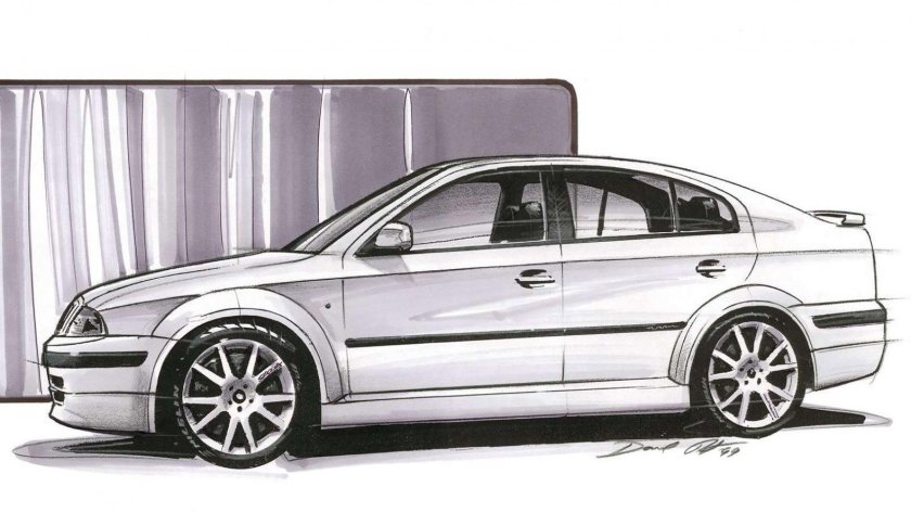 Шкода Октавия а5 скетч