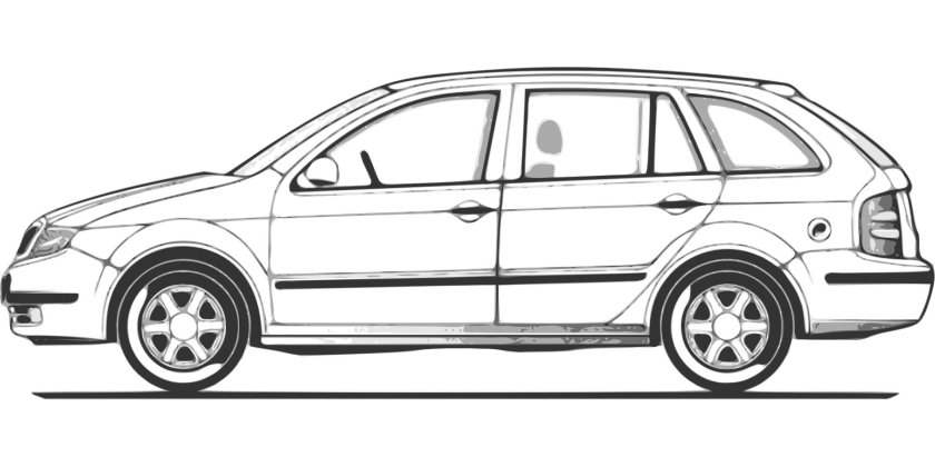 Шкода фабия сбоку