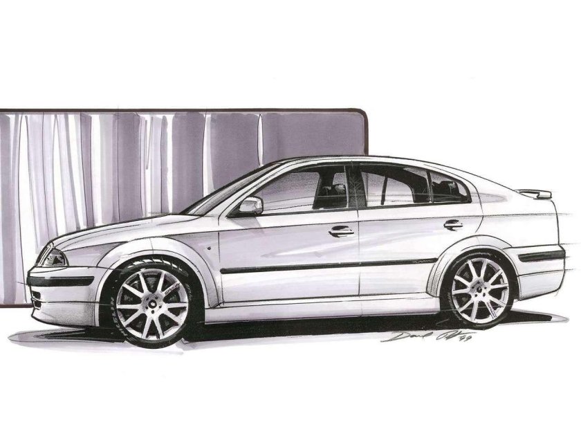 Шкода Октавия а5 скетч