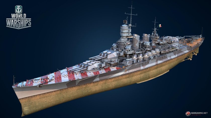 Итальянский линкор Рома