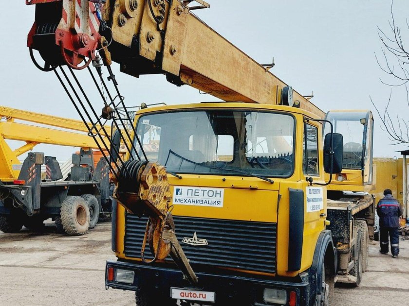 Маз автокран ивановец 14т