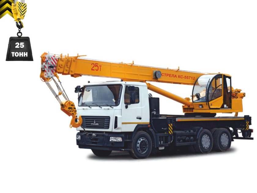 Кран Машека 25 т
