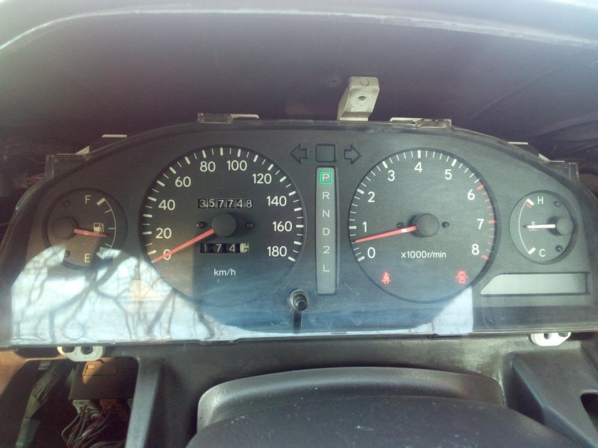 Пересвет приборной панели Тойота корона