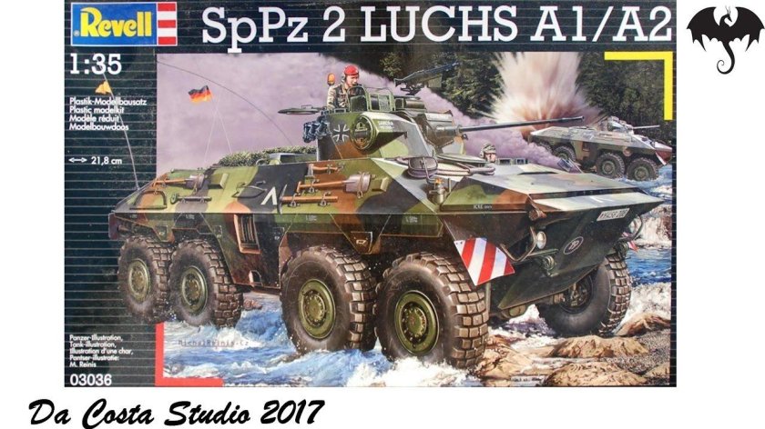 Сборная модель Revell SPPZ 2 Luchs a1/a2 (03036) 1:35