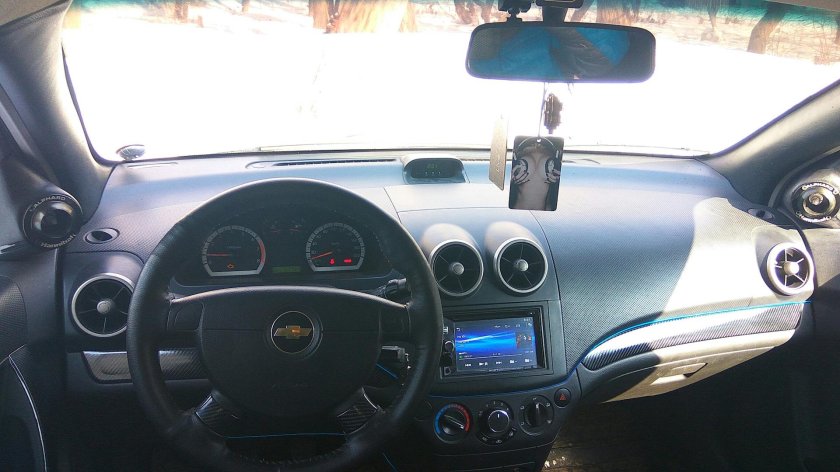 Авео т250 салон