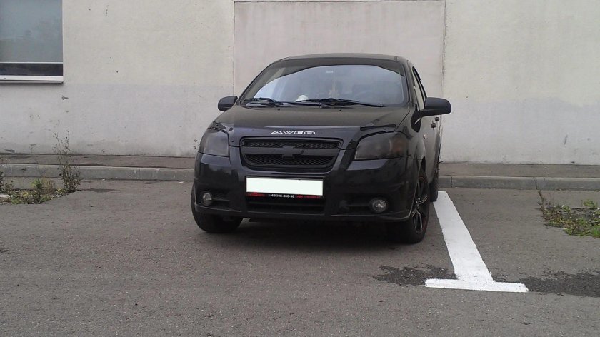 Chevrolet Aveo t250 черный