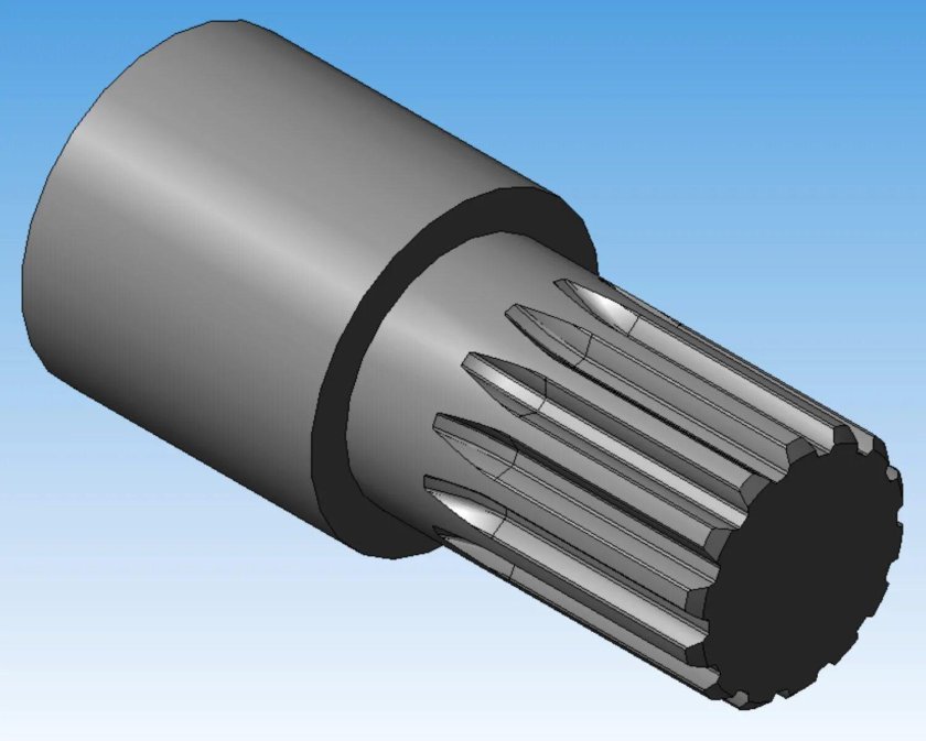 Шлицевая муфта 21 шлиц