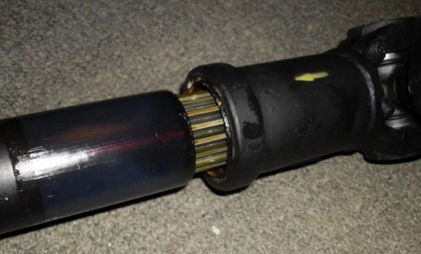 Шлицевая часть кардана Нива