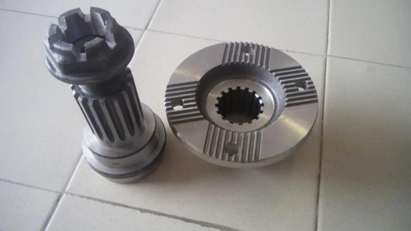 Неподвижная шлицевая пара КАМАЗ С подшипником 65мм