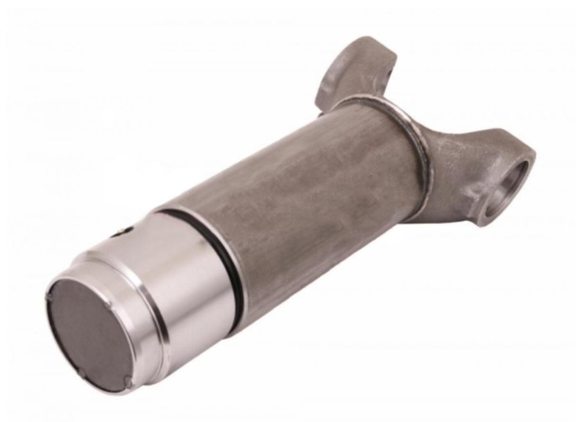 Шлицевая часть карданного вала камаз