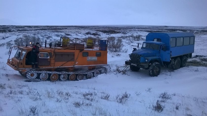 МТЛБ вездеход Башнефтегеофизика