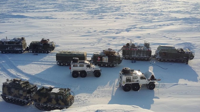 Вездеход ДТ-30пм Витязь Арктический камуфляж