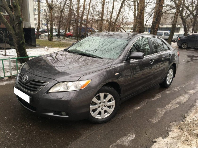 Тойота Камри серая 2008