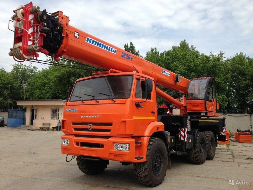 КАМАЗ кран вездеход 25 т