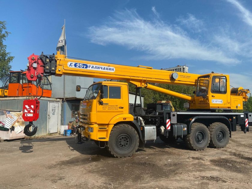 Кран вездеход 25 тонн