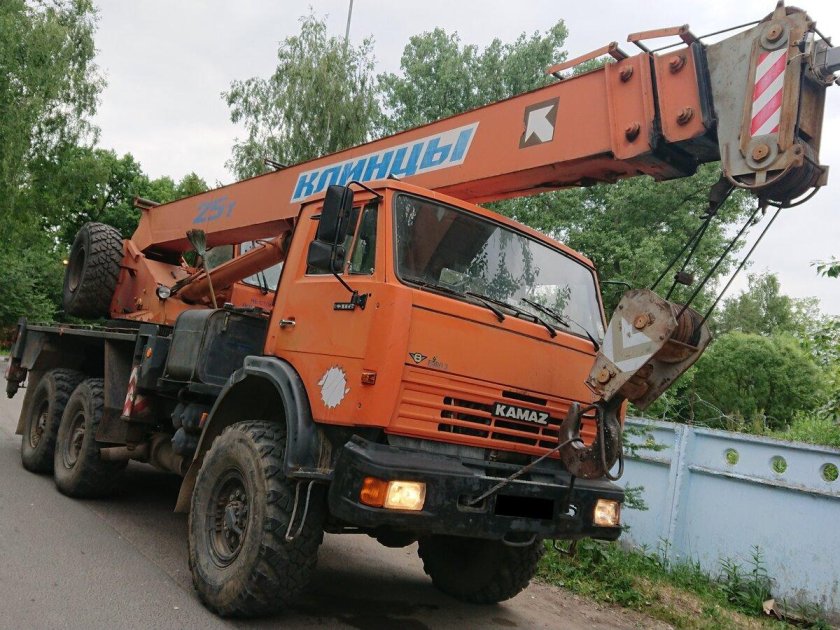 КАМАЗ кран вездеход 25 т