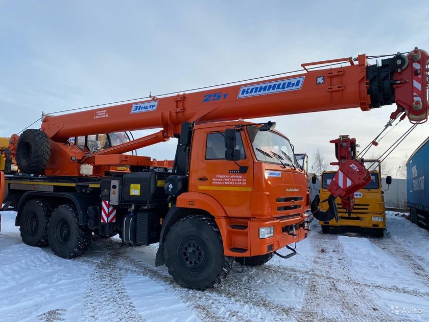 Автокран Клинцы 25 тонн 31 метр