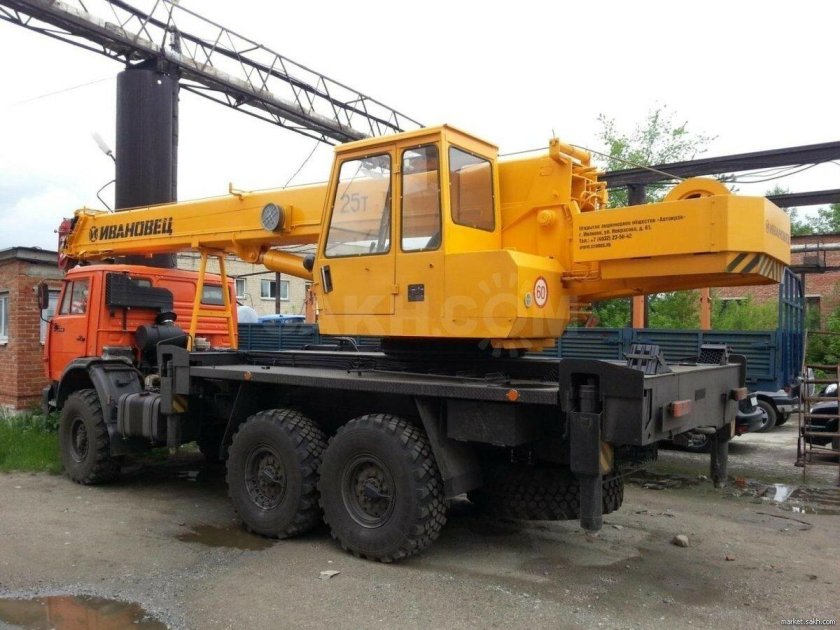 Кран Ивановец 25т