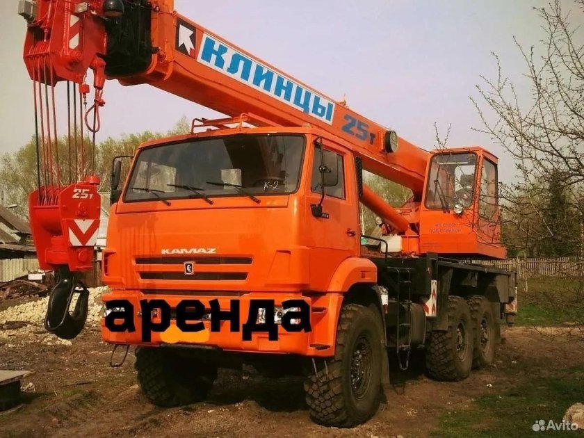 КАМАЗ кран вездеход 25 т
