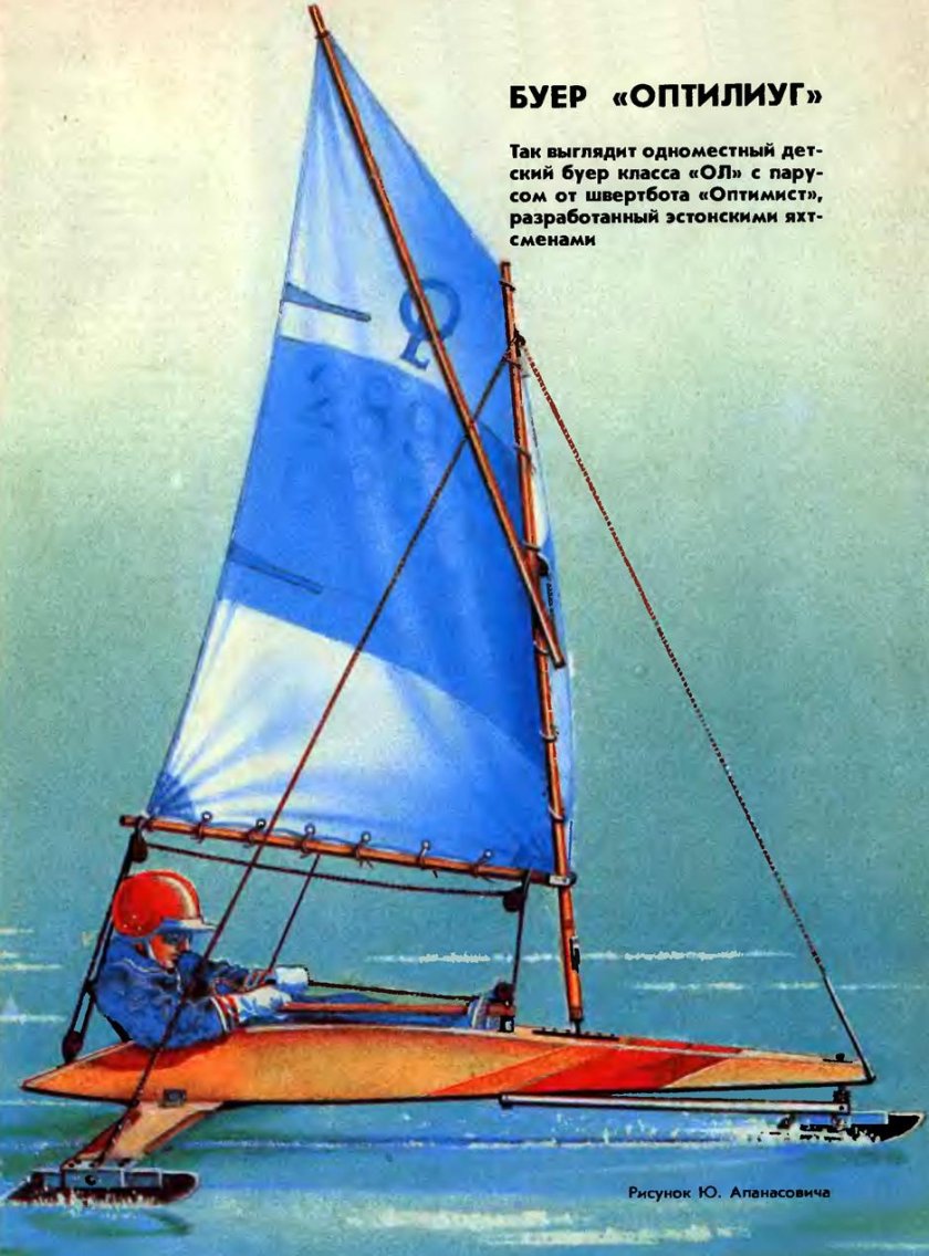 Парусный колесный буер