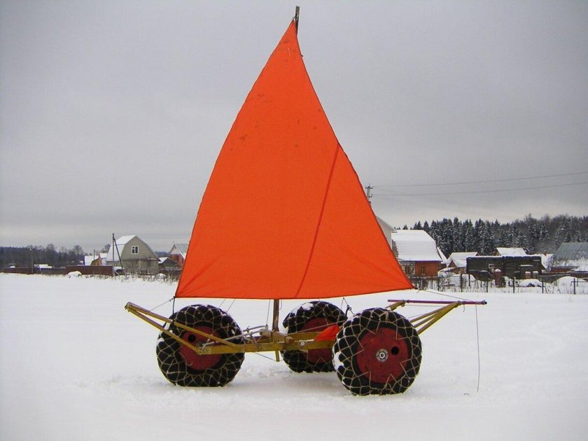 Парусный колесный буер