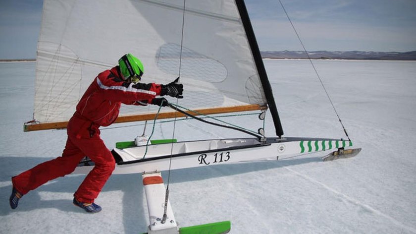 Буер на лыжах