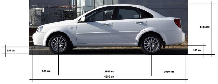 Шевроле Лачетти седан клиренс дорожный просвет