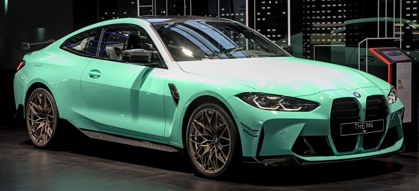 Mint Green BMW m4 g82