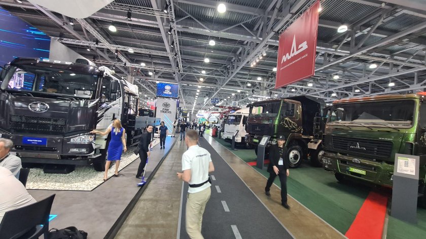 Выставка грузовиков