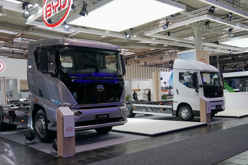 BYD t5 электрогрузовик