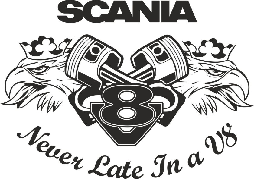 Scania наклейка