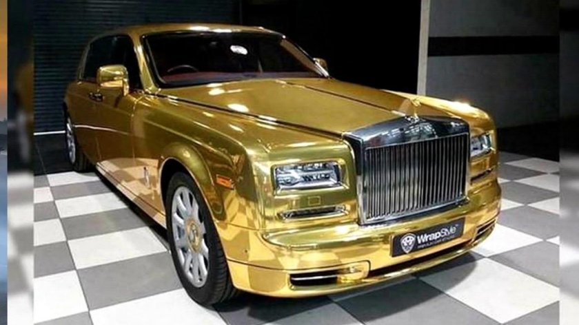 Золотой Роллс Ройс